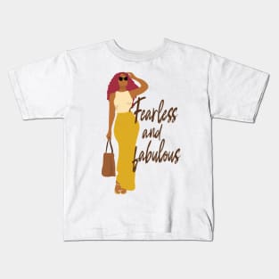 Fearless and fabulous Kids T-Shirt